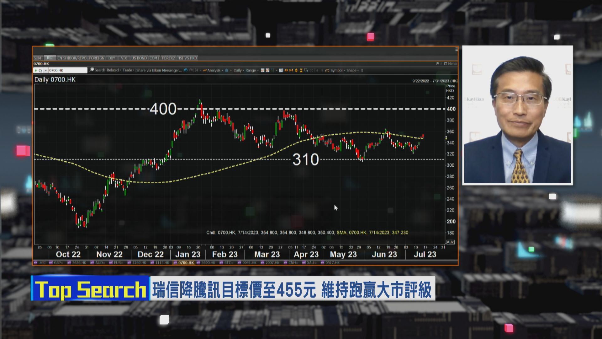 【財經TOP SEARCH】騰訊見$360可先食糊？