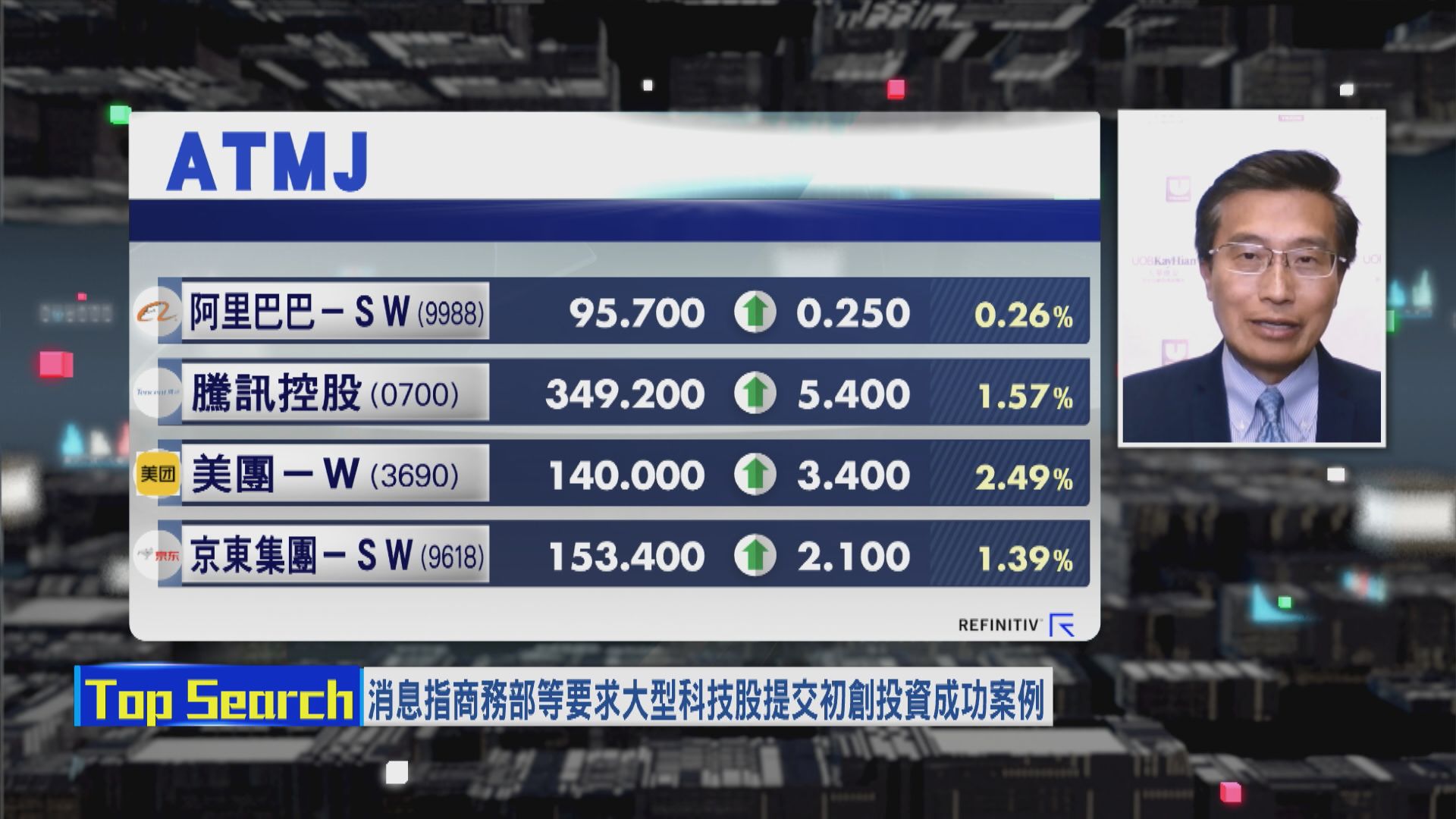 【財經TOP SEARCH】阿爺搵美團騰訊合作搞初創？
