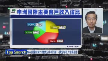 【財經TOP SEARCH】Nike冇運行申洲有難