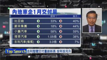 【財經TOP SEARCH】內地電動車市暫不宜睇得太樂觀