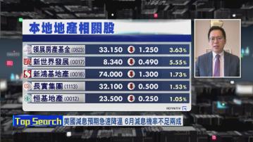 【財經TOP SEARCH】 地產、收租股暫時唔好掂