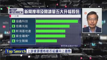 【財經TOP SEARCH】光伏股炒「反內捲」唔襟升？