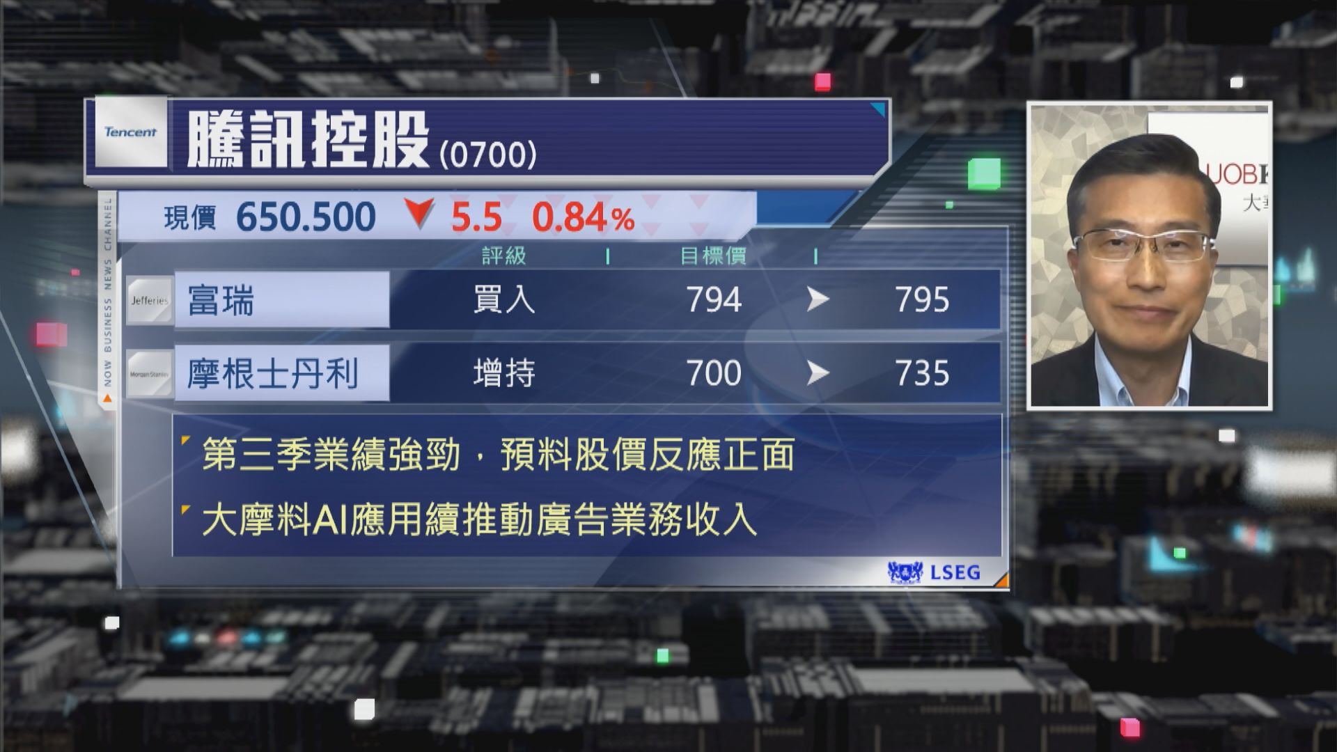 【財經TOP SEARCH】騰訊AI投資策略「貼地」