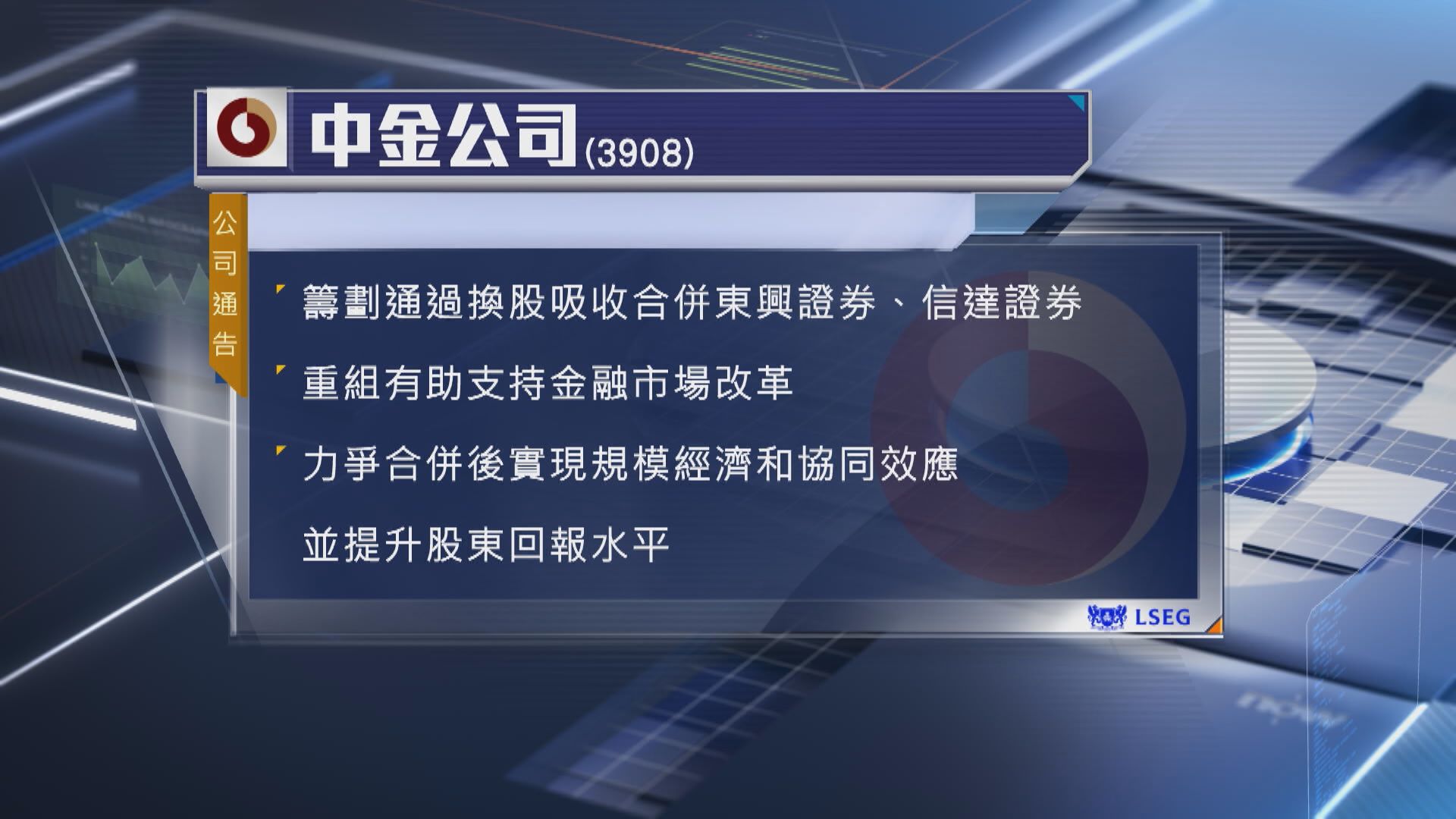 【打造頂級投行】中金擬換股吸收合併東興及信達