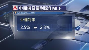 【再出招救經濟】人行爆冷減MLF利率 6國有行減存款息配合