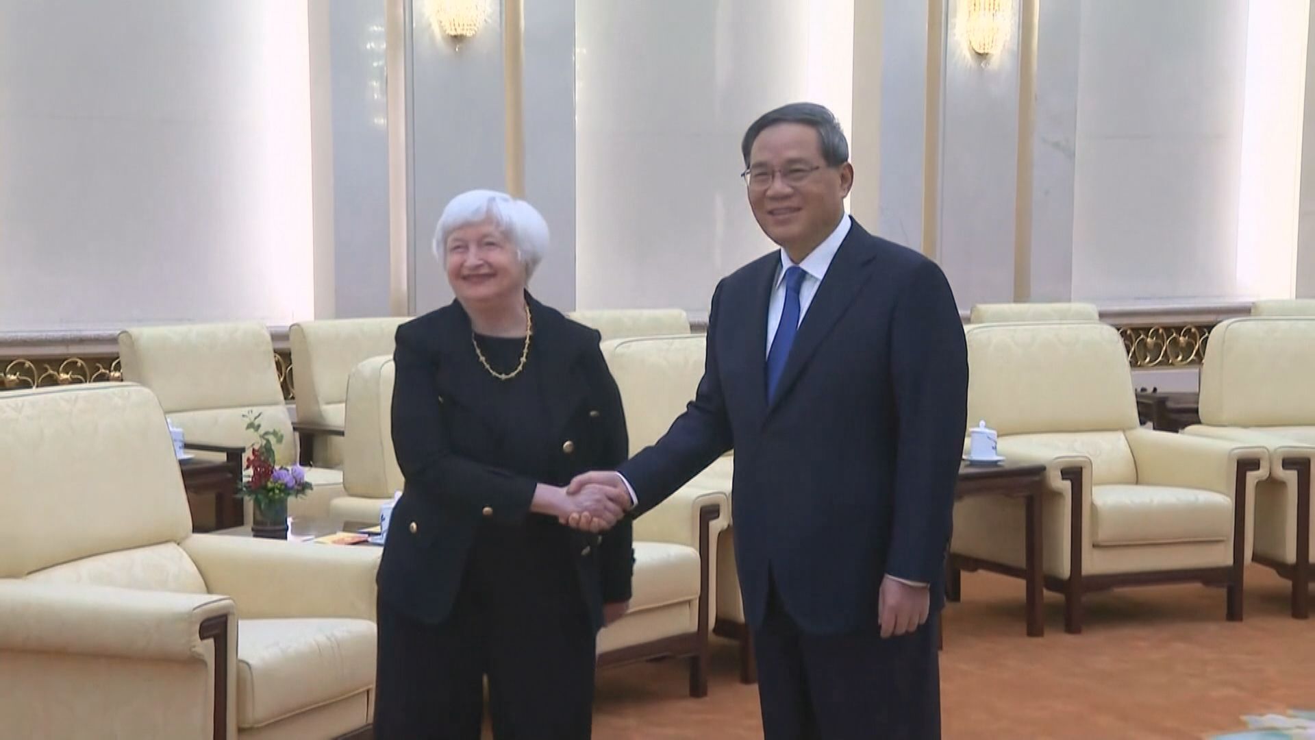 【美財長訪華】李強晤耶倫:中美關係風雨後定見到更多彩虹