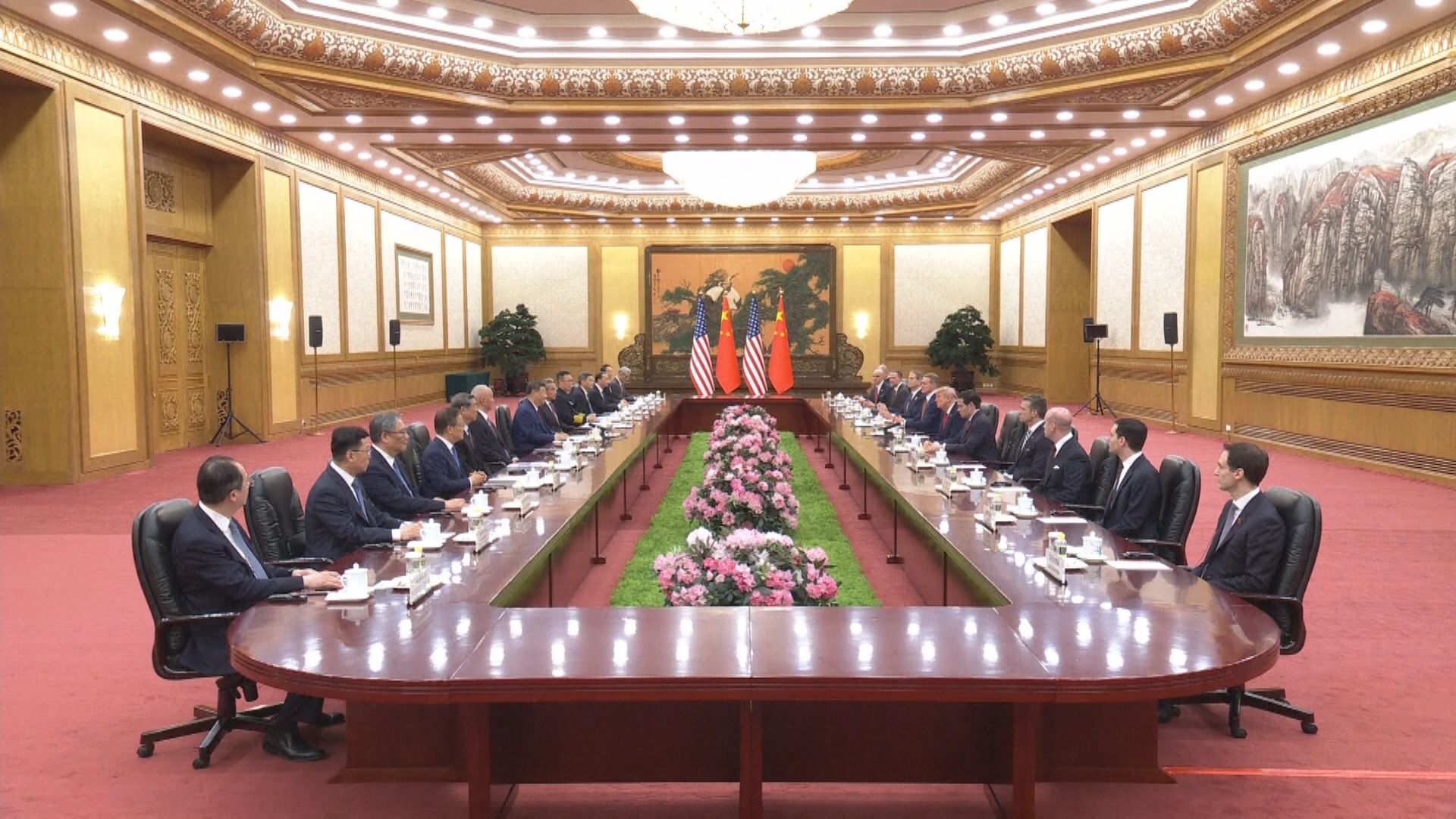【習特會】會談歷時逾2小時 特朗普指中美會迎來美好未來