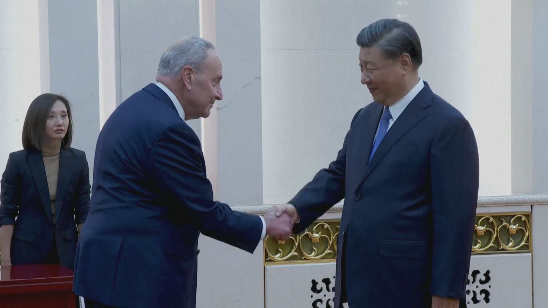 【合作共贏】習近平晤舒默 指中美應推動關係發展