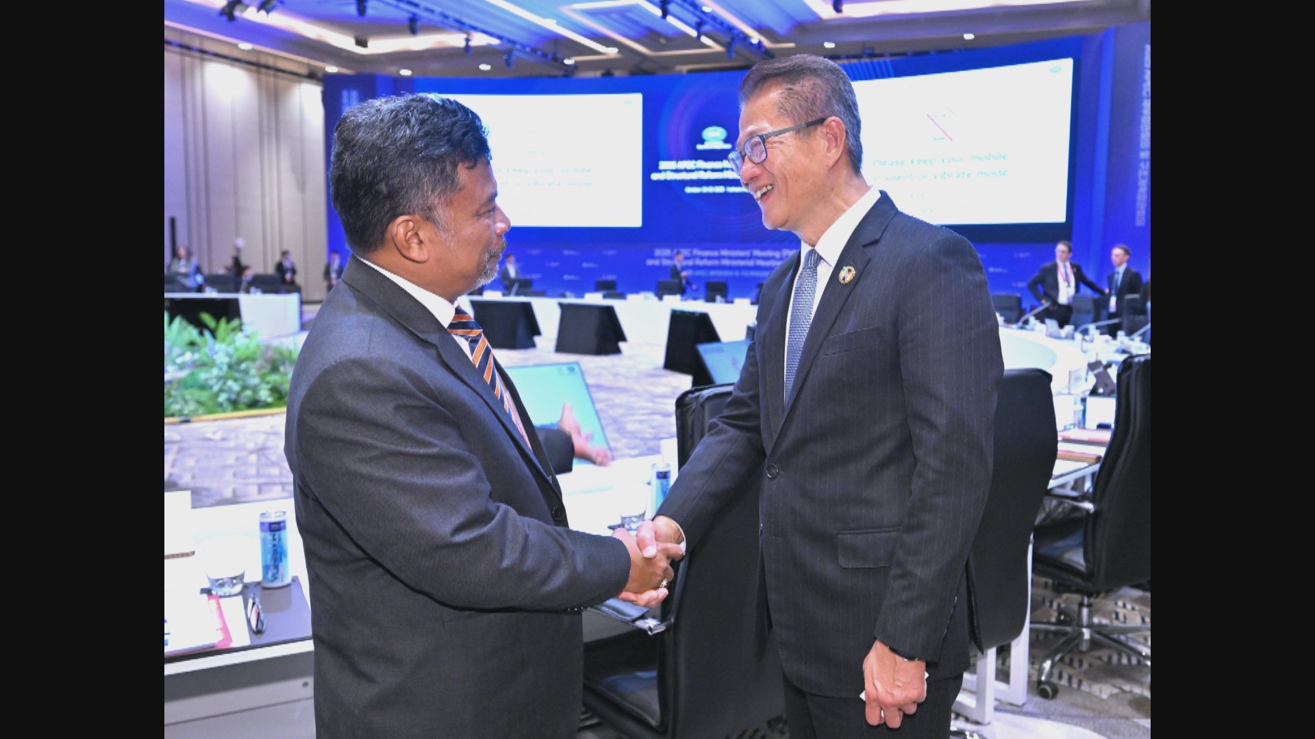 【APEC財長會議】陳茂波:香港堅定維持自由開放貿易及投資環境