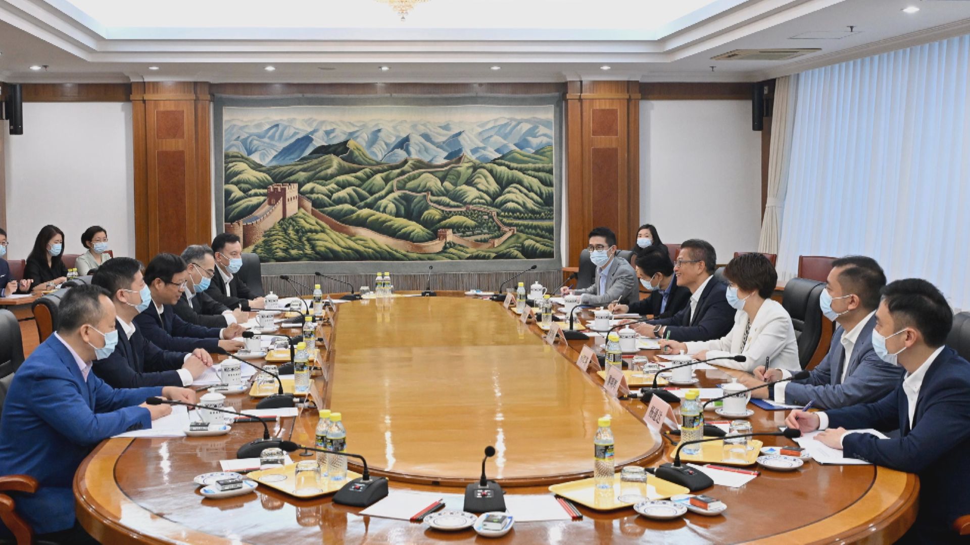 【結束訪京】陳茂波唔李雲澤傾擴大互聯互通等