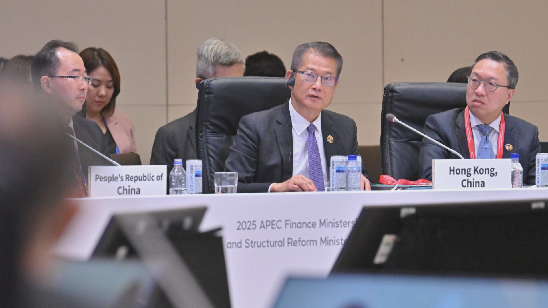 【南韓APEC財長會議】陳茂波就AI及數字化轉型等交流意見