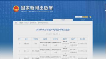 【網易有份】內地8月批出117款國產網遊版號