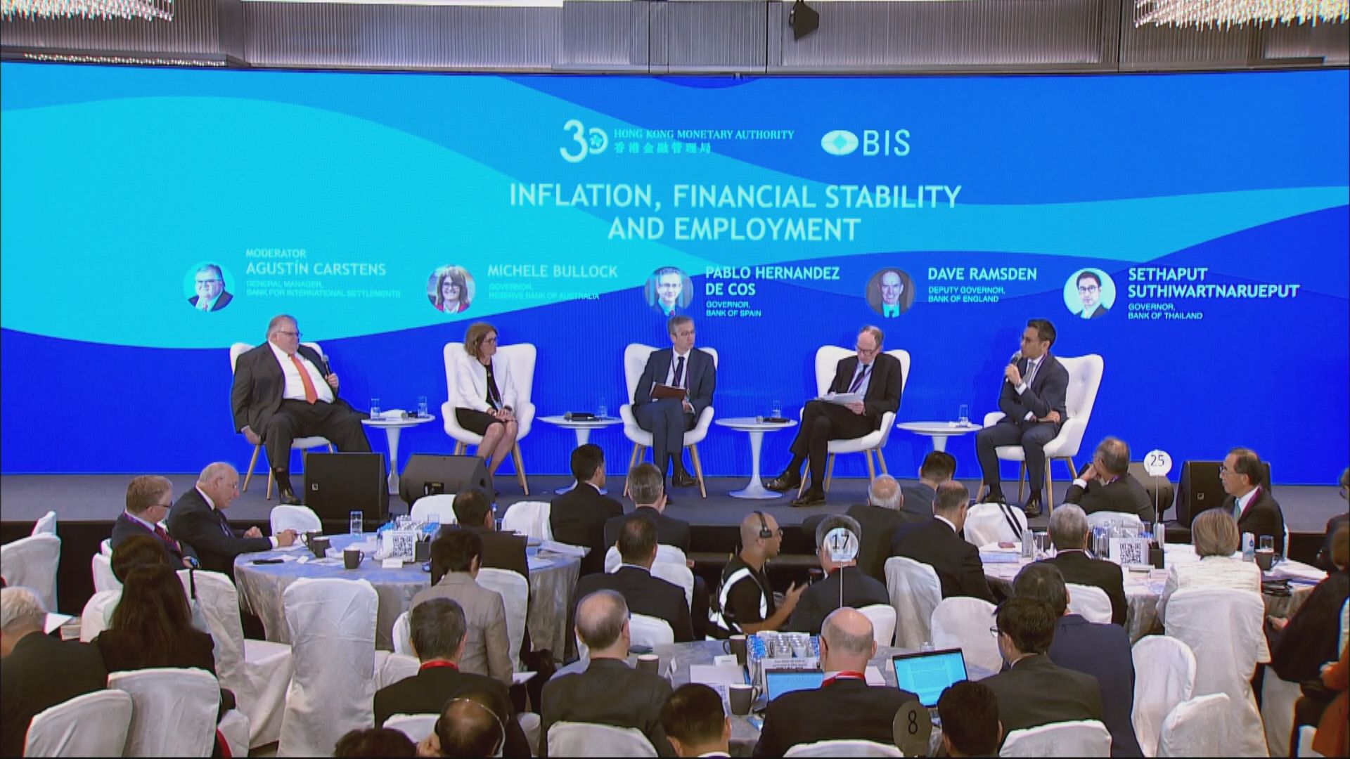 【金管局BIS會議】多家央行料通脹2025年才達標