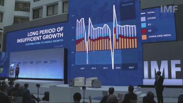 【增長乏力】IMF總裁:全球經濟面臨一個困難的未來