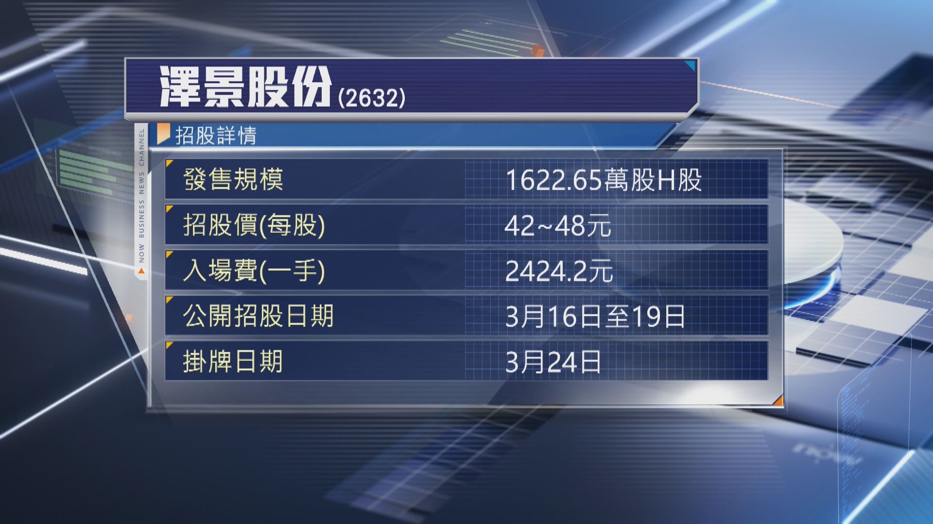 【新股IPO】澤景股份、凱樂士科技今起收飛