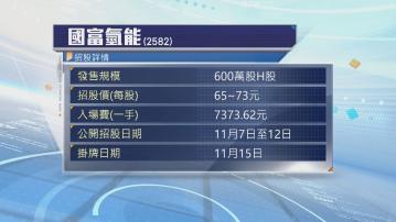 【新股IPO】國富氫能首日招股 入場費約7373元