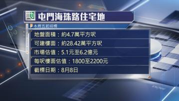 【8‧8截標】屯門海珠路住宅地周五起招標