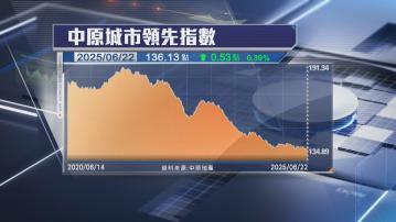 【逾8年半低】二手樓價上半年累跌1.1%