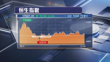 【續打17000攻防戰】恒指全周累挫396點 連跌兩周