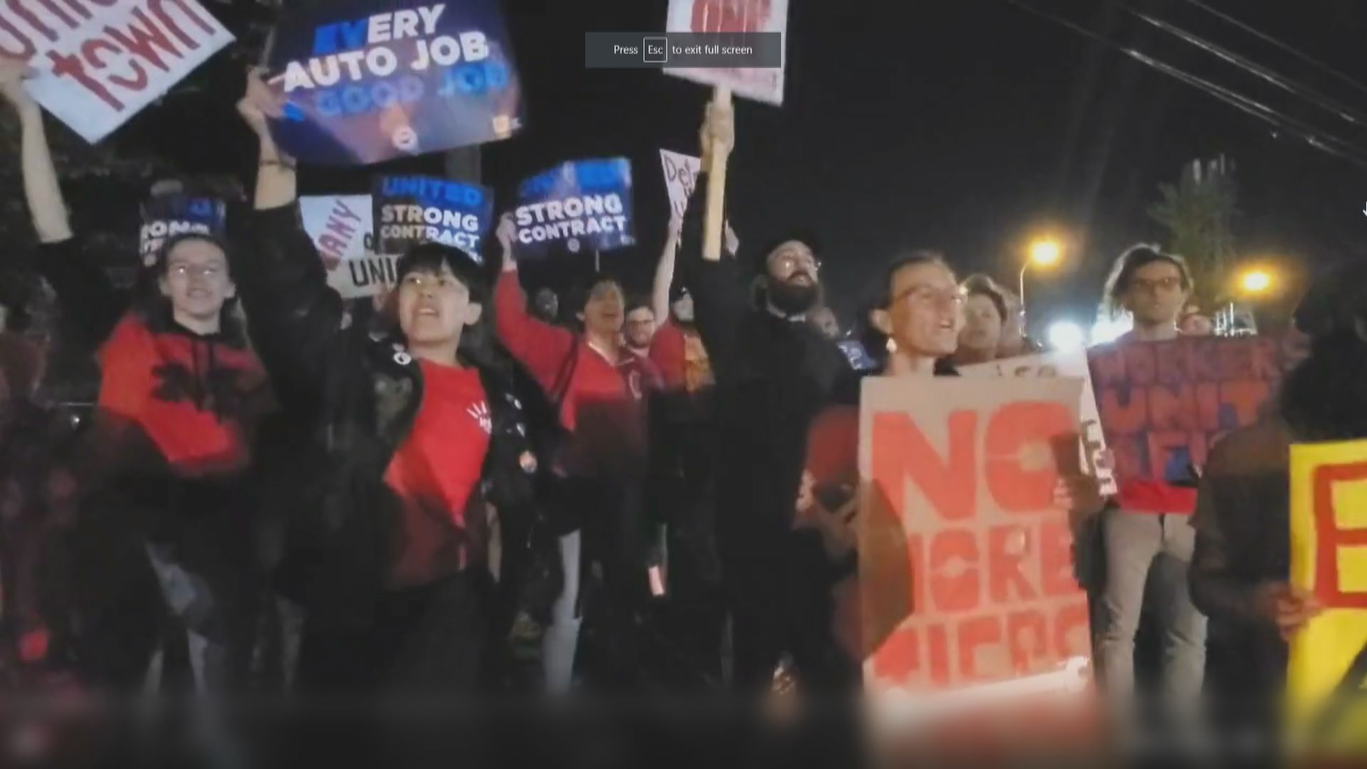 【談判破裂】美3大車廠工人發起罷工