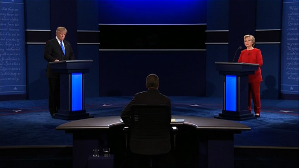 【美國大選辯論】道期曾升逾百點　美匯反彈