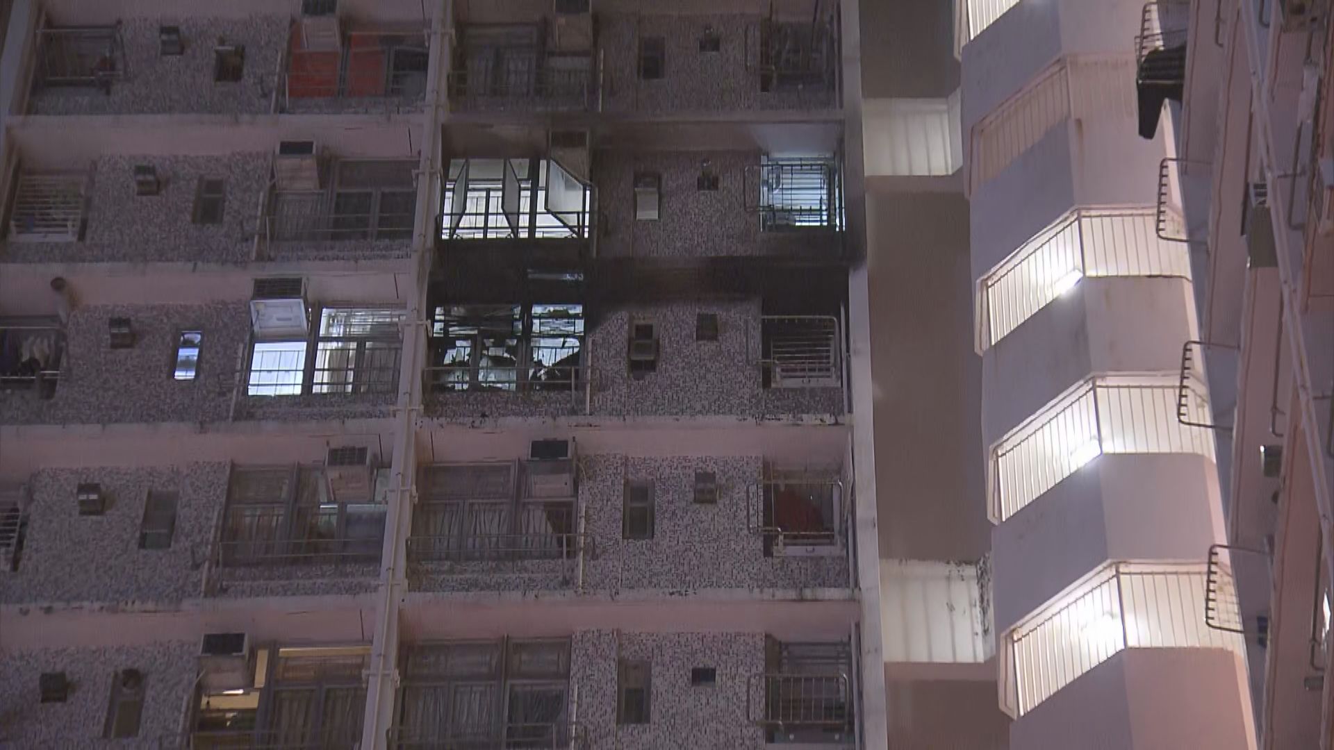 粉嶺華心邨火警一名男子死亡