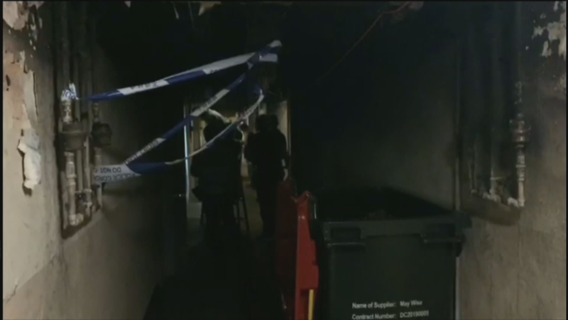 沙田瀝源邨一死火警　起火單位滿目瘡痍走廊受波及