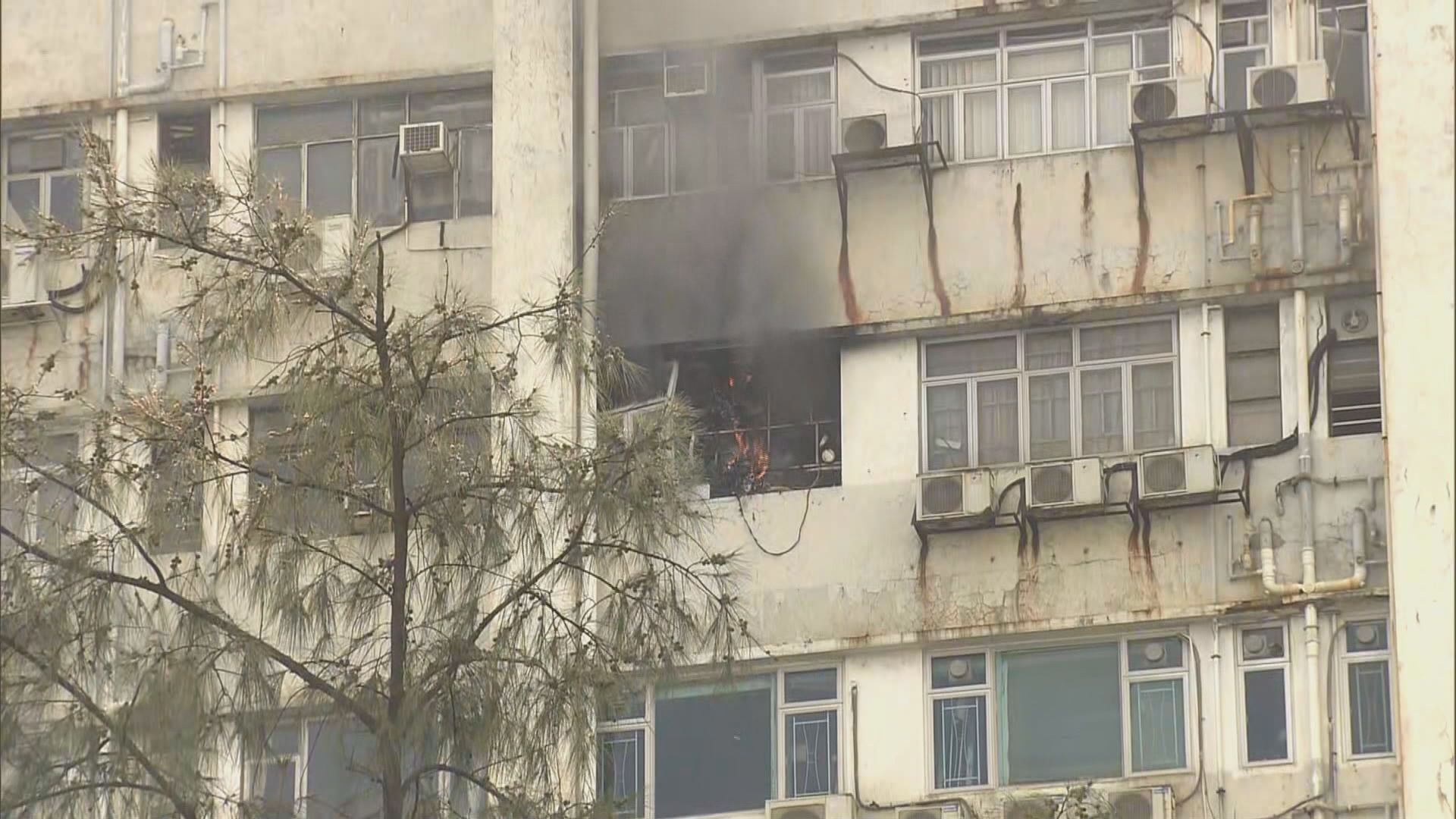 葵涌工廈單位火警無人受傷