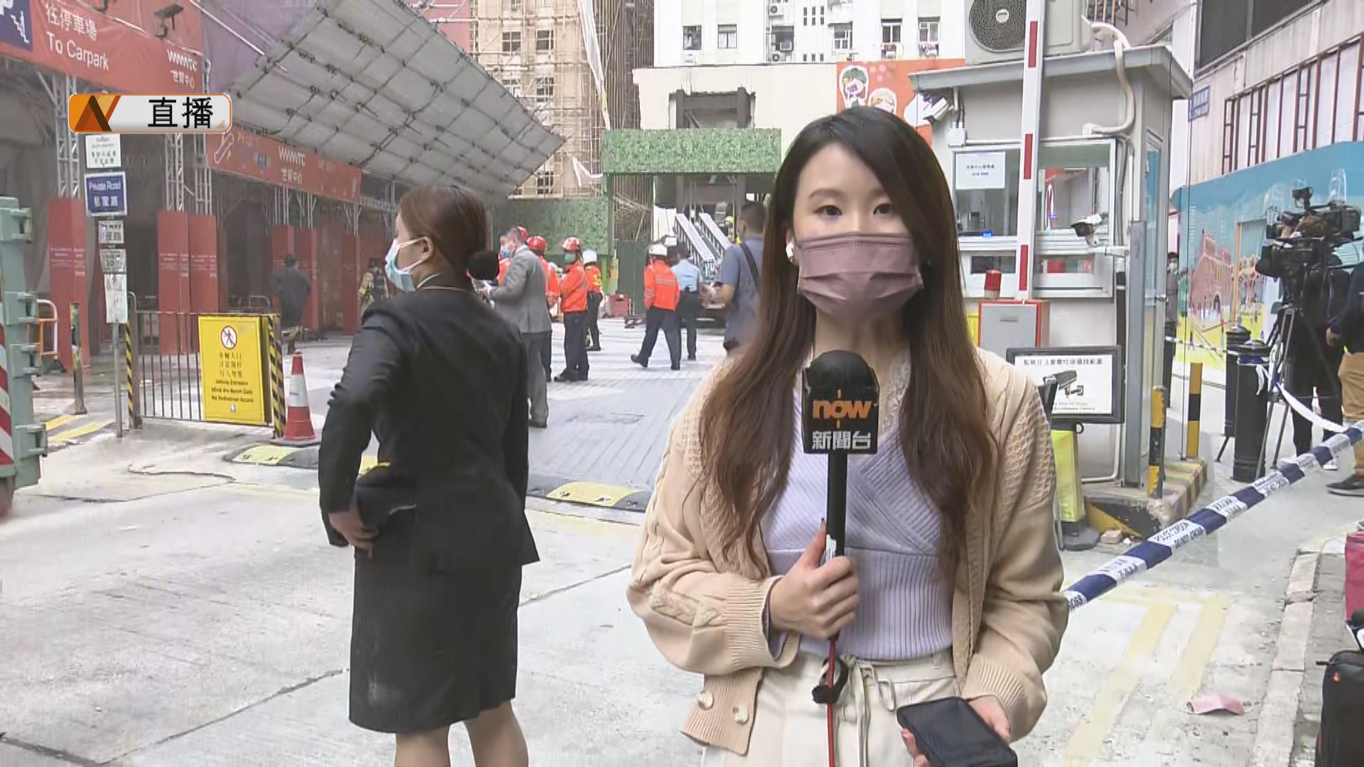 【銅鑼灣現場報道】世貿中心三級火　五樓平台陸續有市民獲救