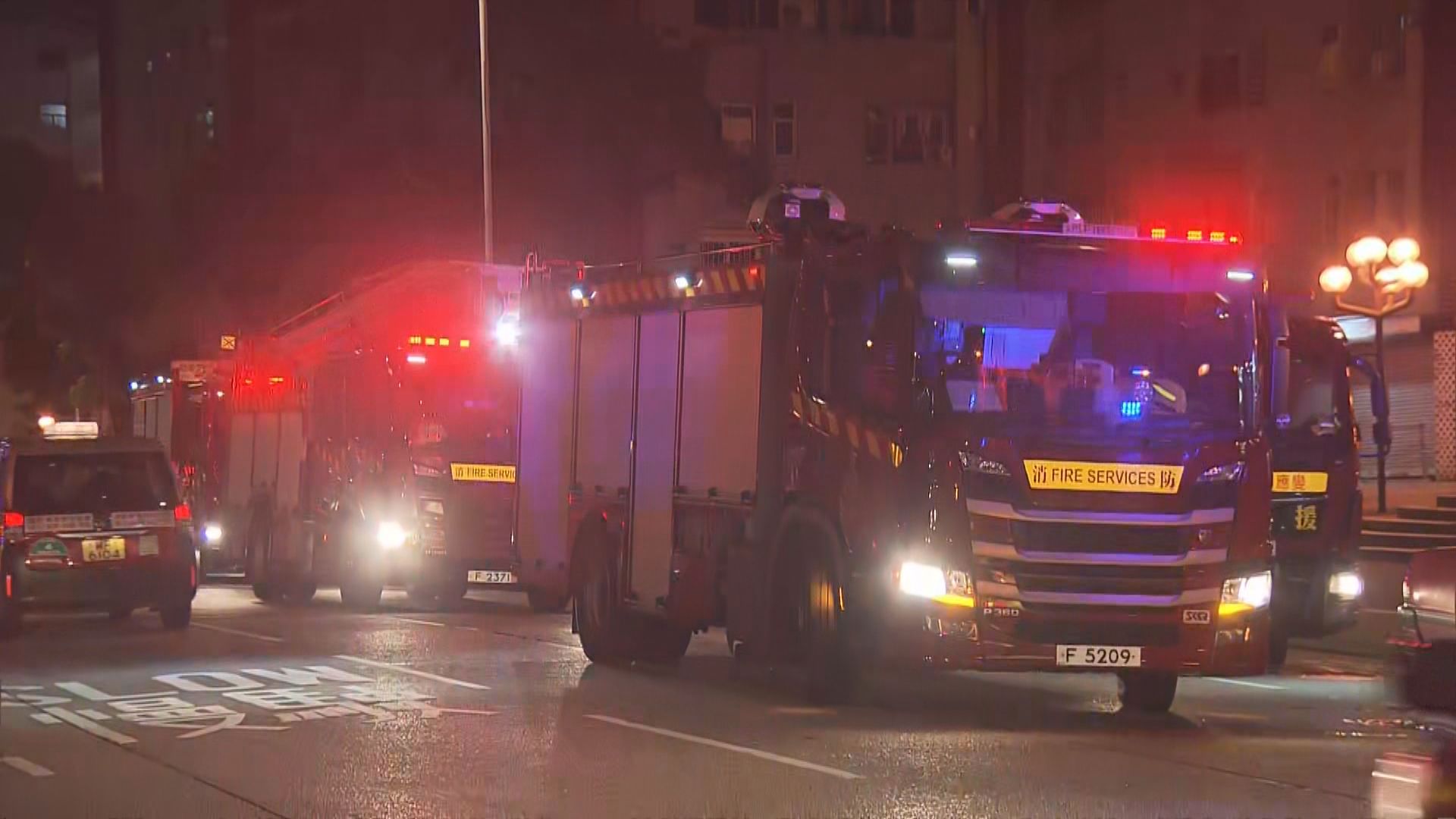 牛頭角火警　一名男子送院後不治　起火原因初步無可疑