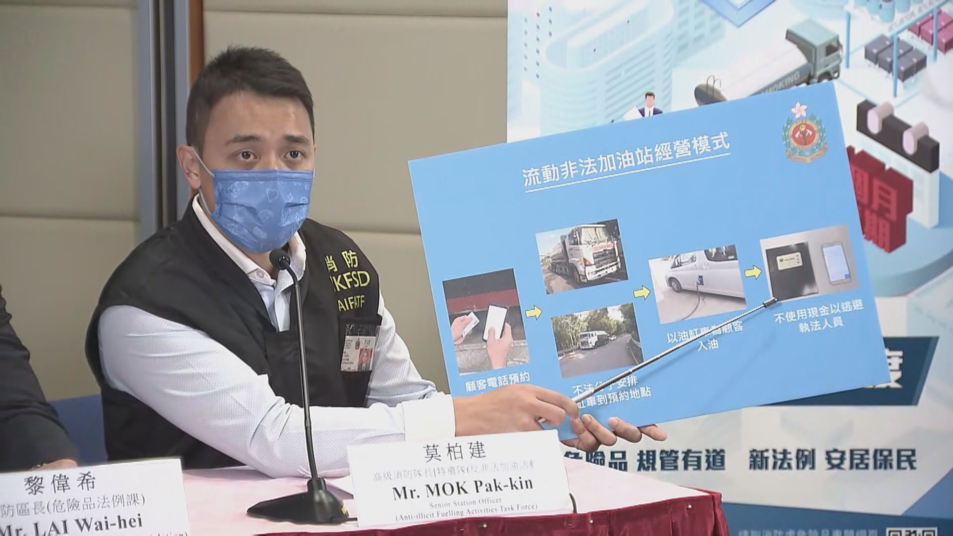 消防聯同警方及海關搗破9個非法加油站　檢逾4萬公升柴油