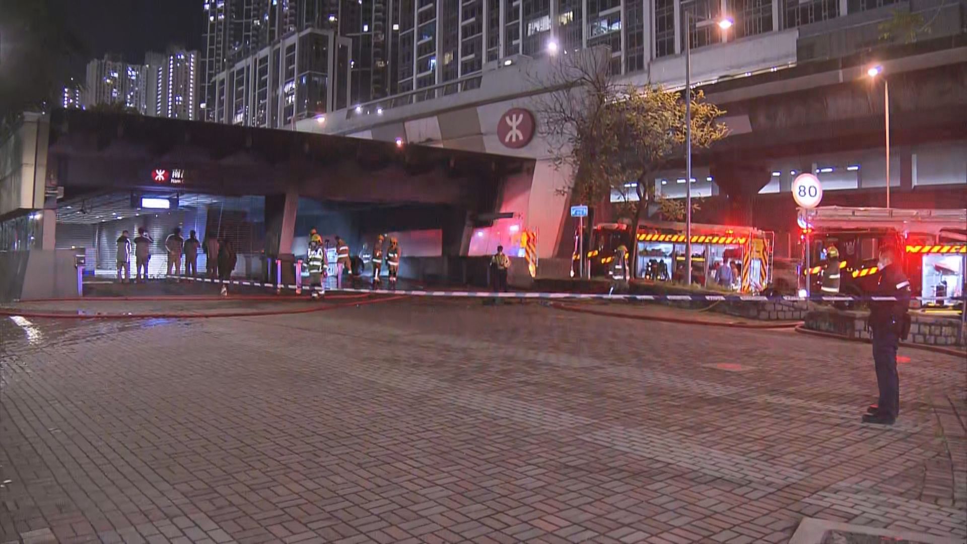 南昌站旁行人隧道疑遭縱火　一名女子燒傷送院