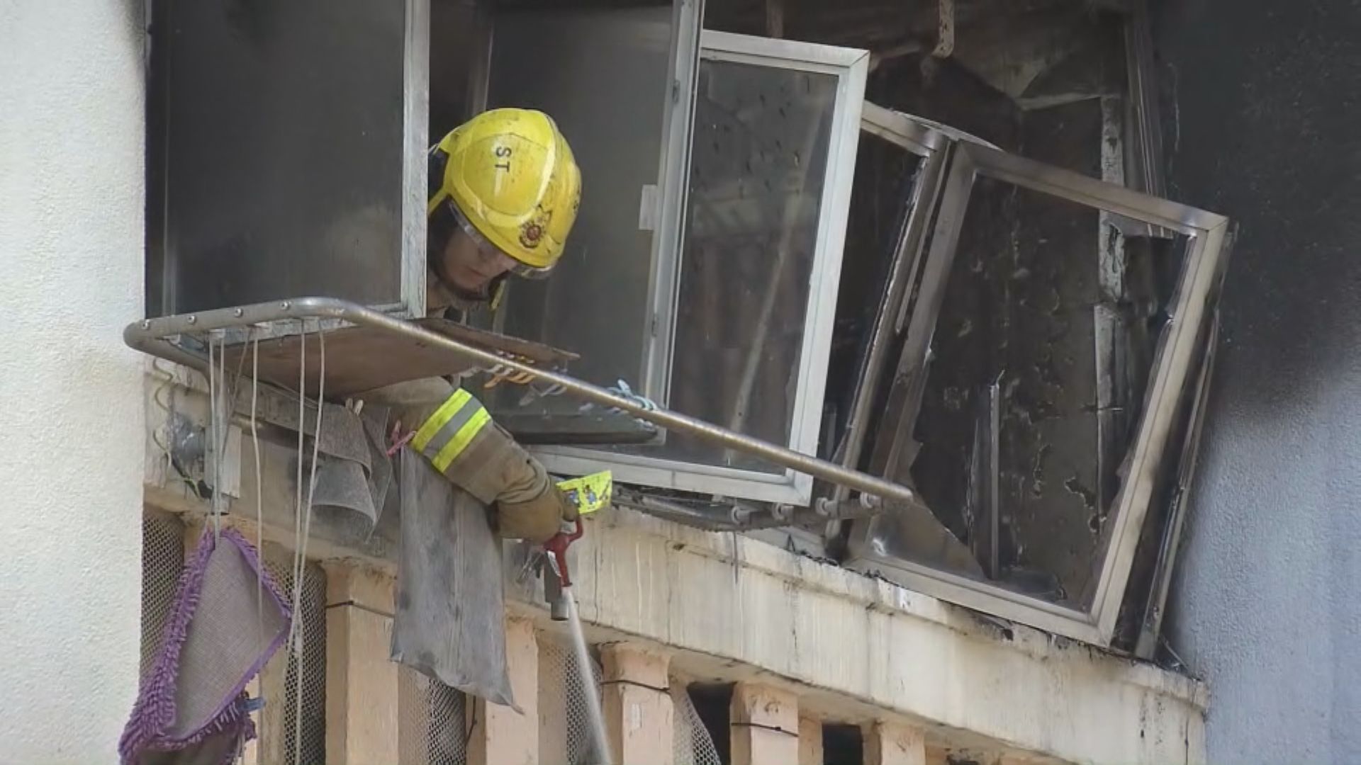 禾輋邨火警一女子身亡