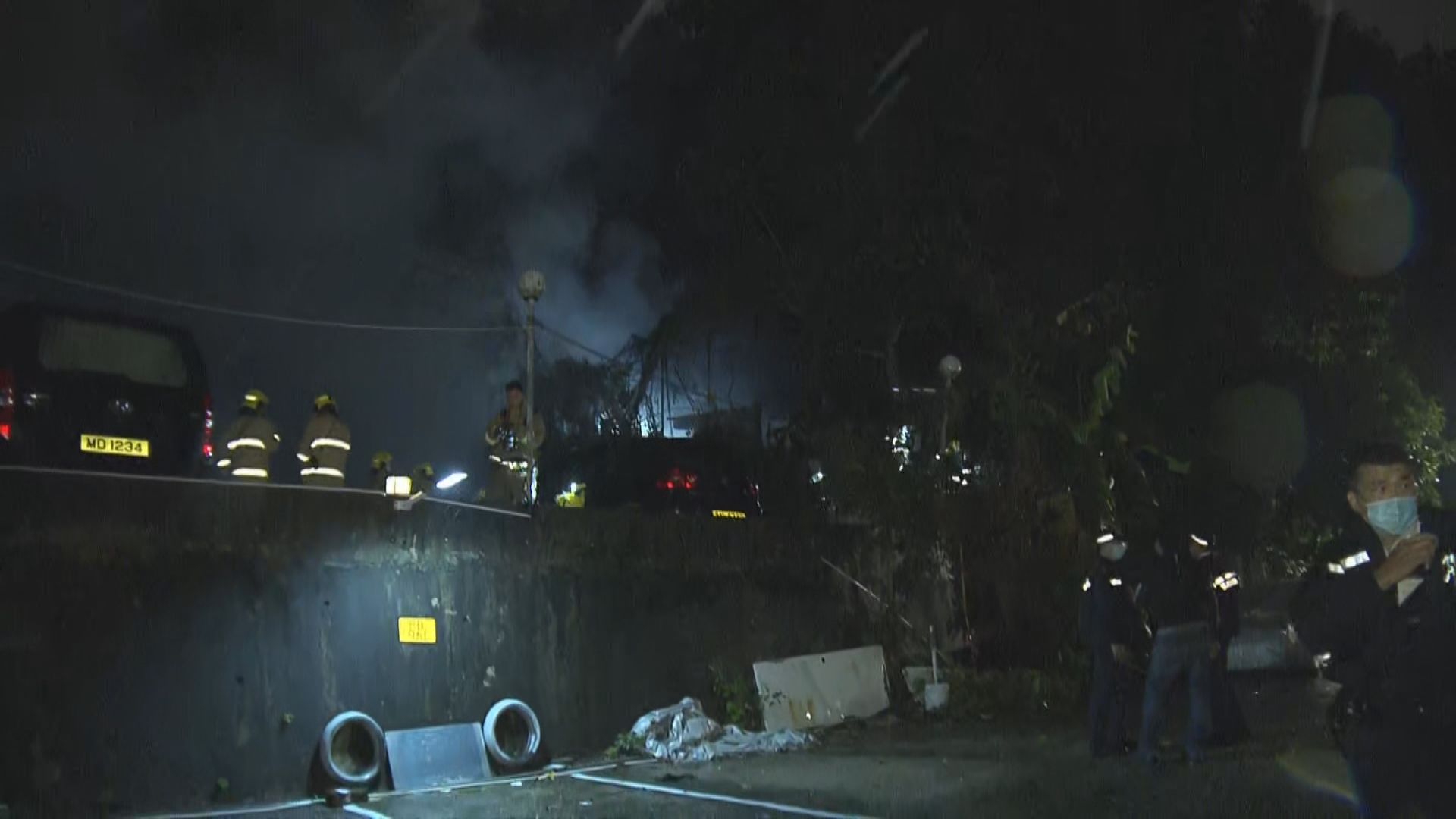 將軍澳村屋三級火一人受傷　警列縱火案拘一人