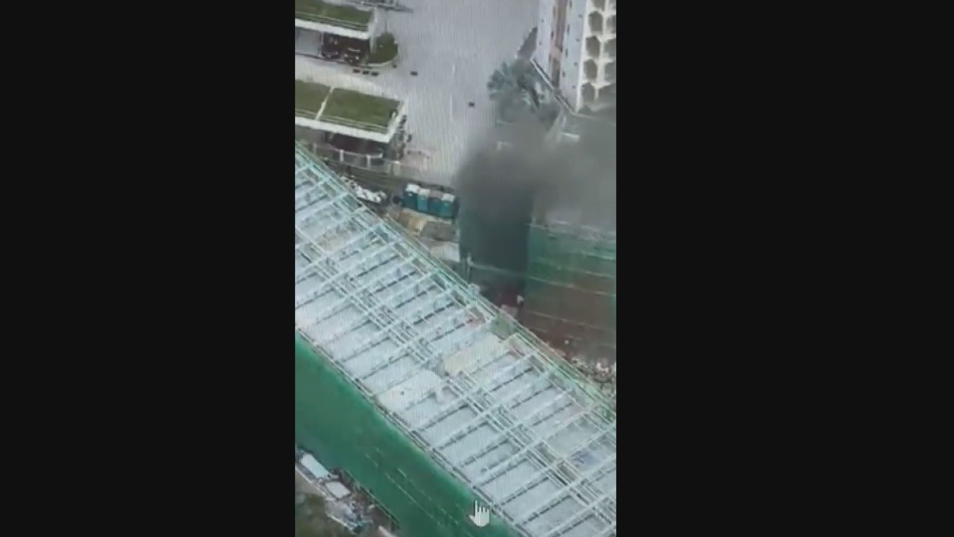 將軍澳過渡性房屋地盤電錶房冒煙 約百名工人疏散