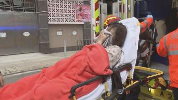 大角咀有單位火警 女戶主受傷送院