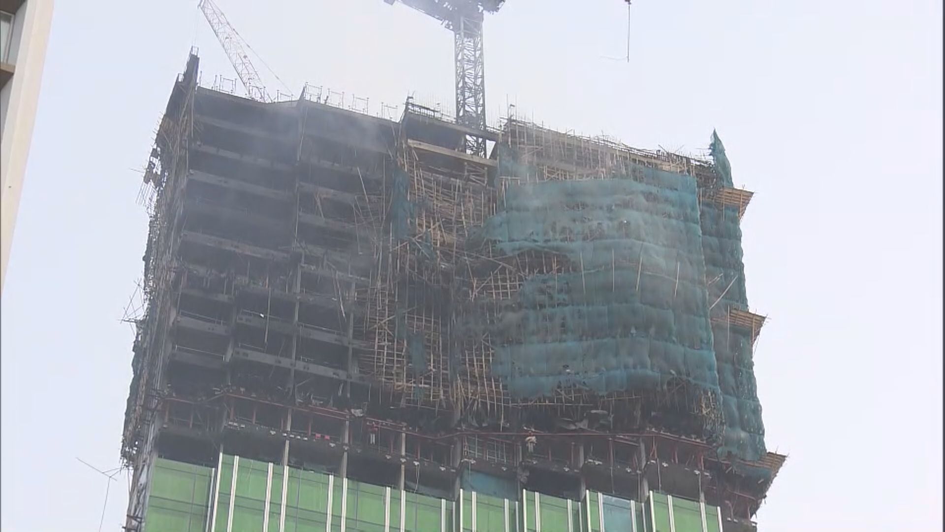 尖沙咀中間道地盤四級火　今早八時半大致救熄