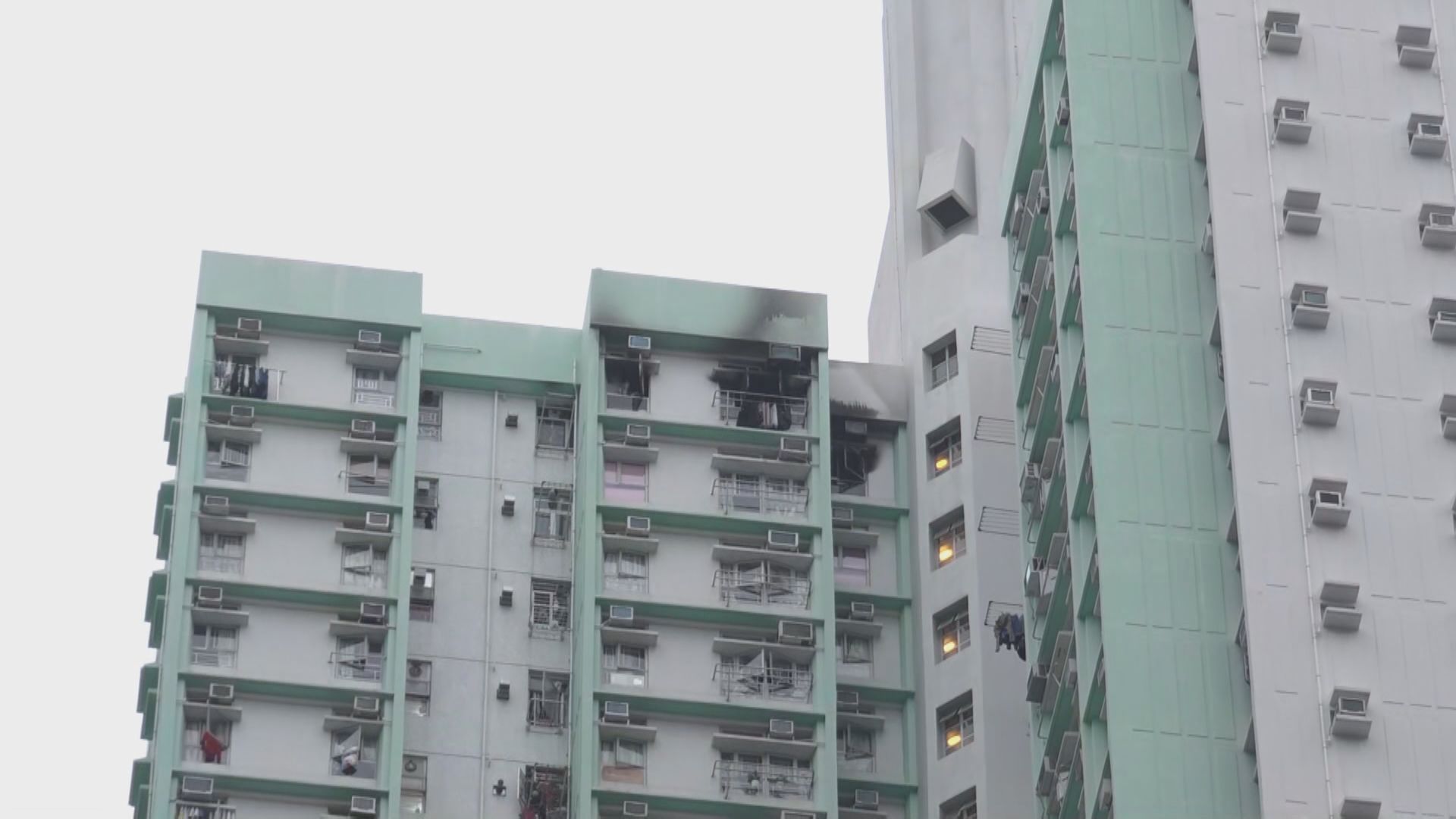 天水圍天恆邨恆翠樓發生致命火警　 一對男女死亡