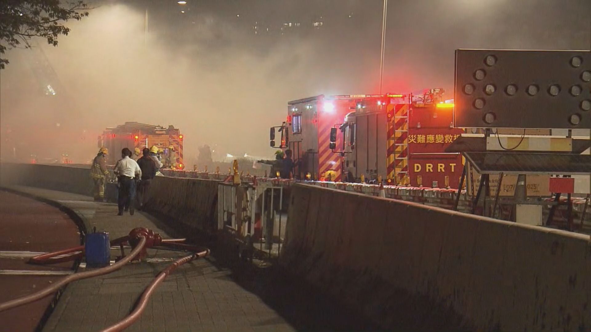 天水圍回收場二級火　無人受傷