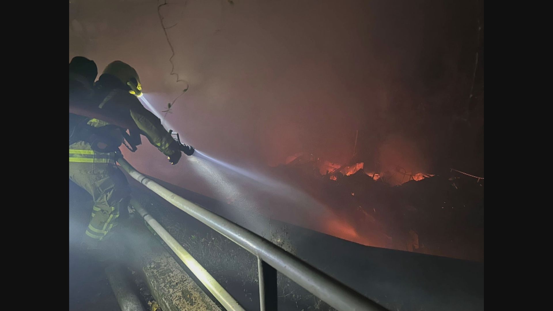 荃灣寮屋起火　多名居民疏散