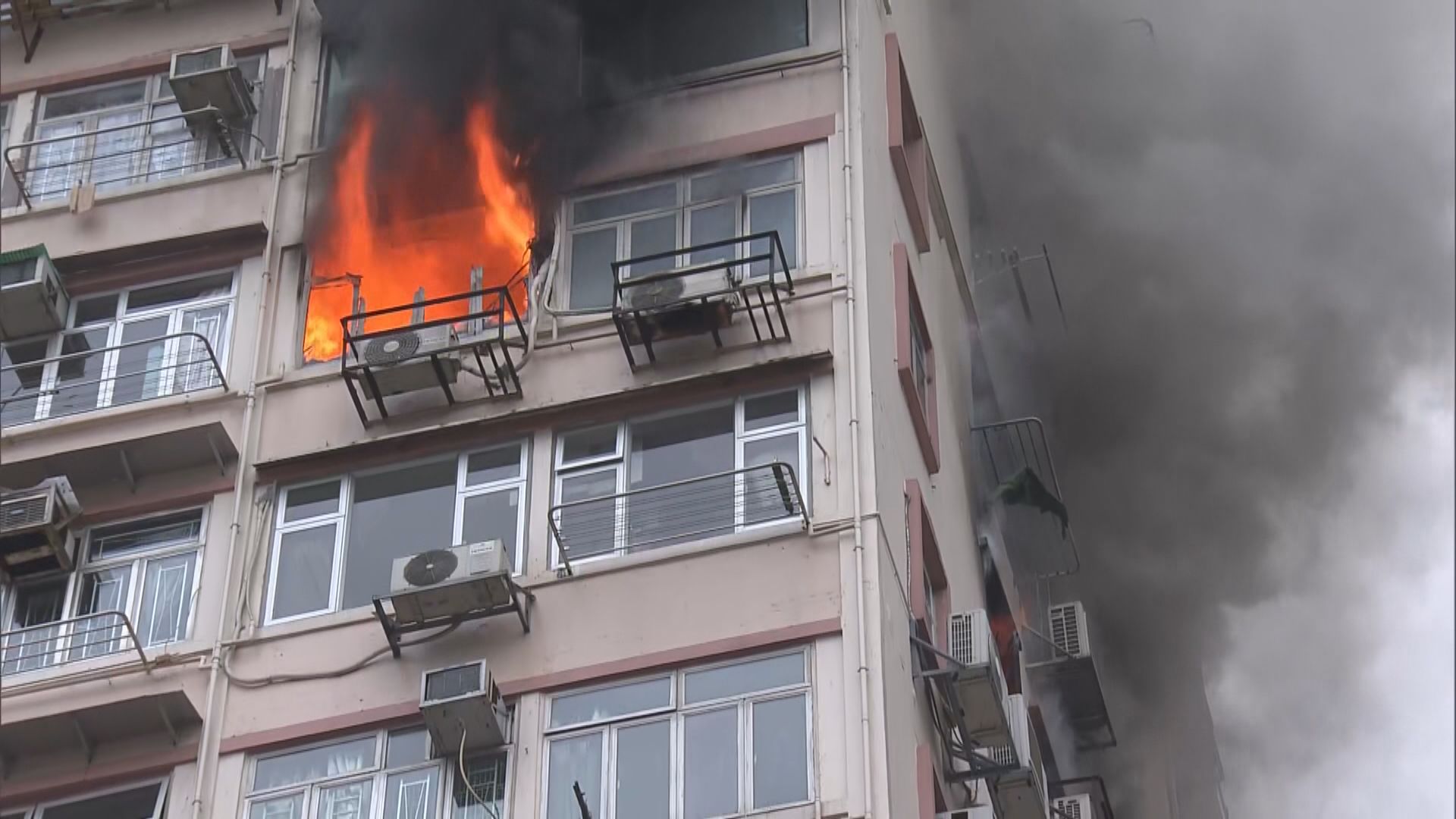 西環山道單位失火五人送院