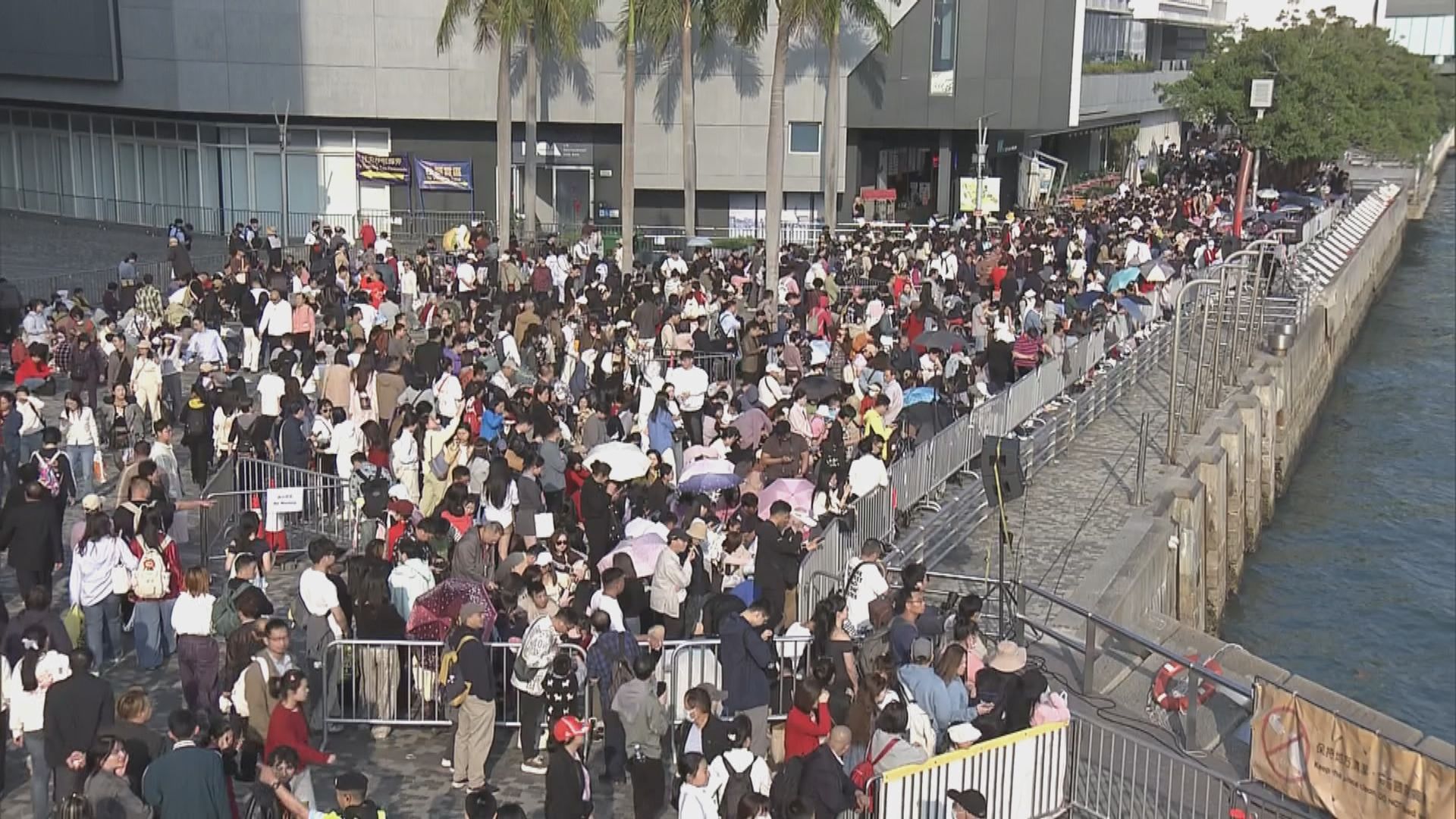 年初二煙花晚上8時發放　市民遊客提早霸靚位
