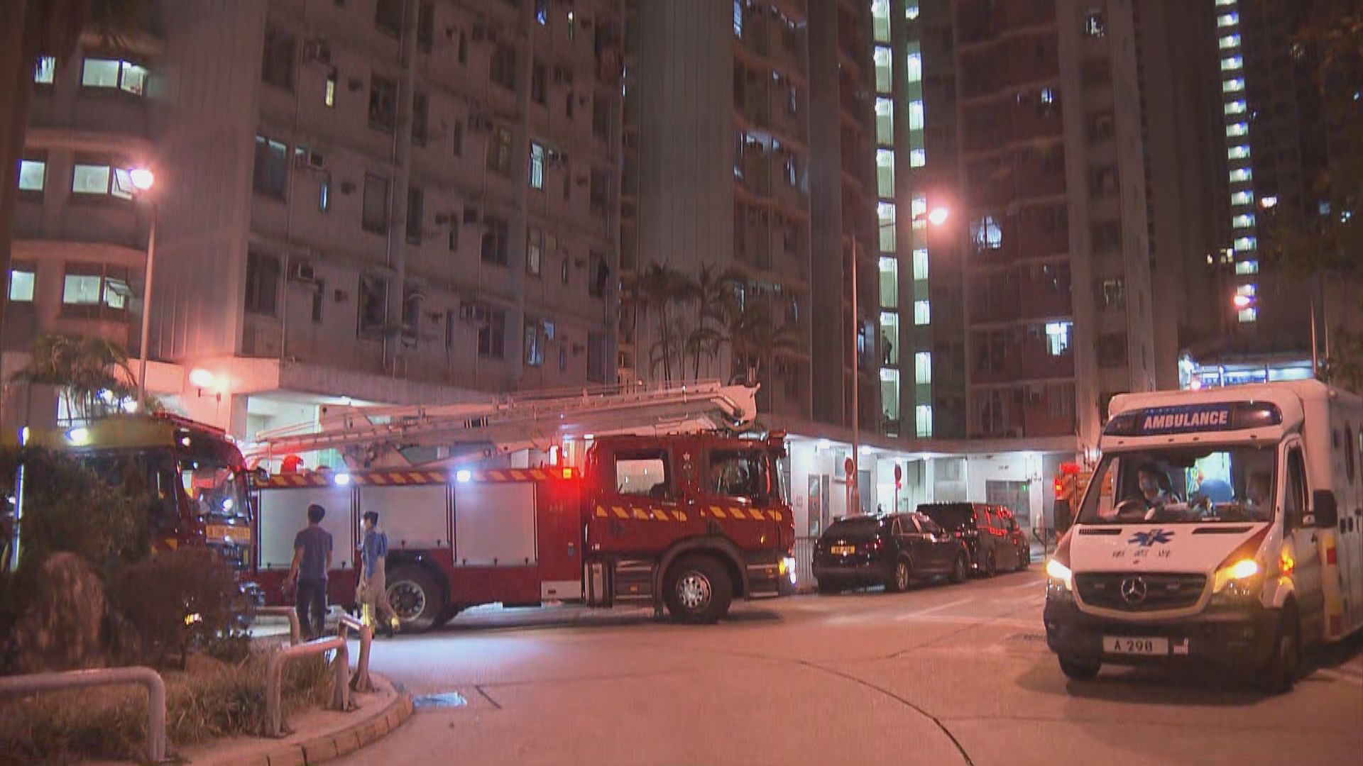 黃大仙一單位發生火警一人送院亡