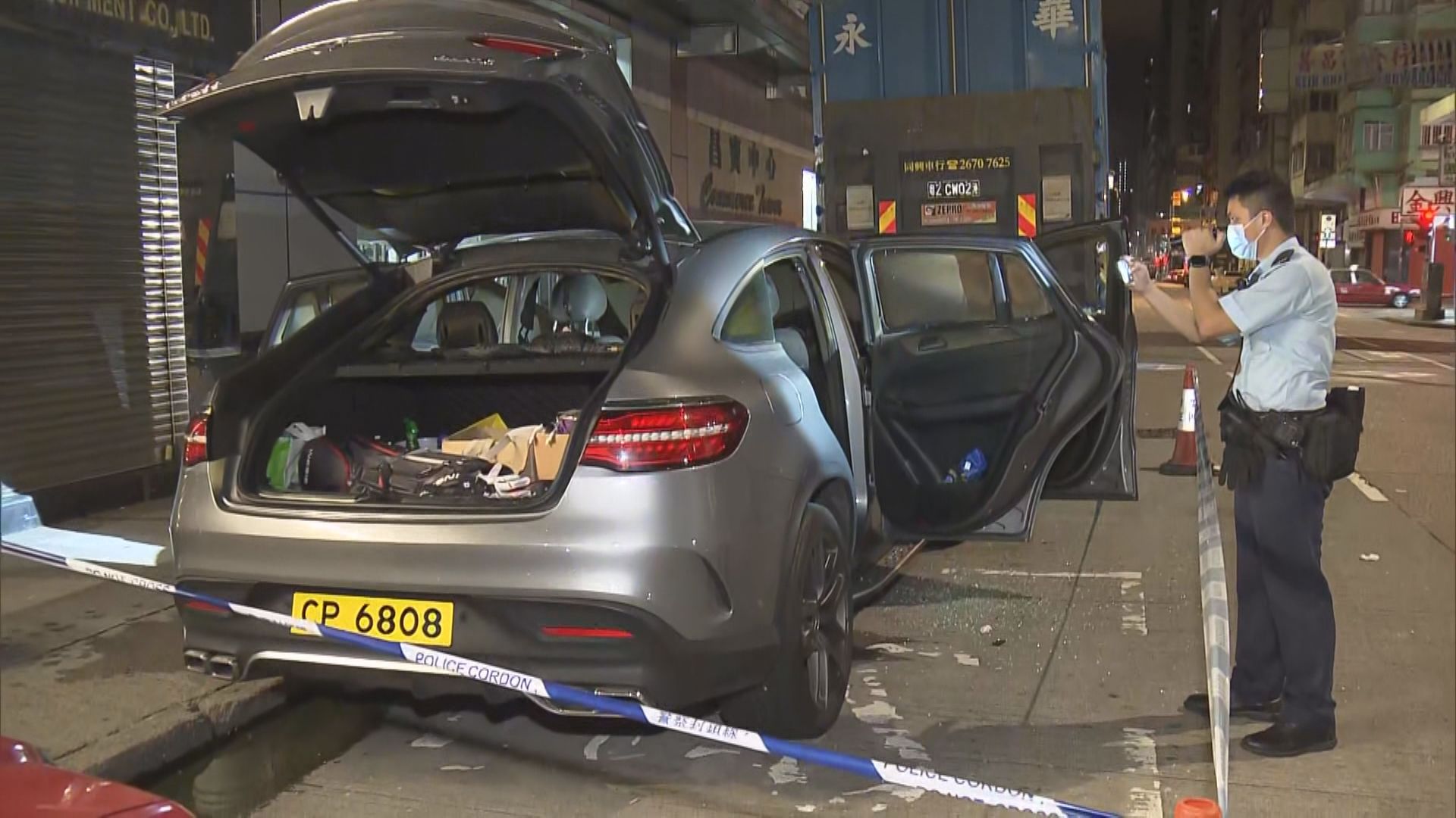 油麻地私家車遭縱火無人傷