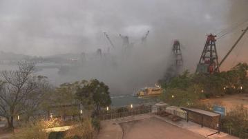 新油麻地避風塘船隻起火