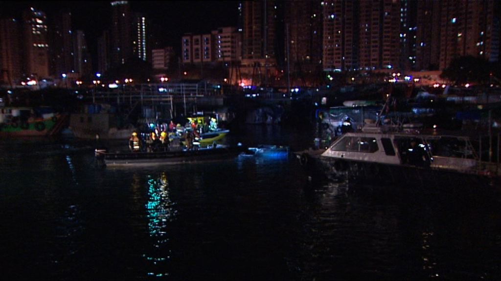 香港仔避風塘三舢舨着火爆炸