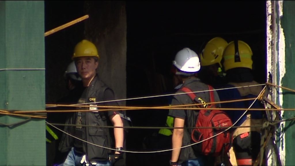 屋宇署：工廈無倒塌迹象