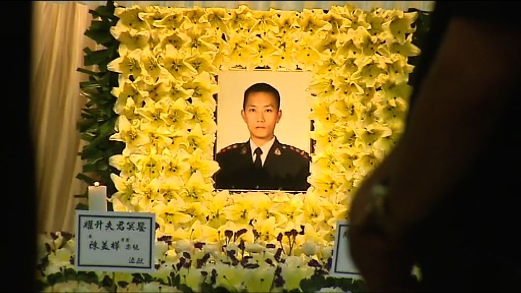 殉職高級消防隊長張耀升設靈