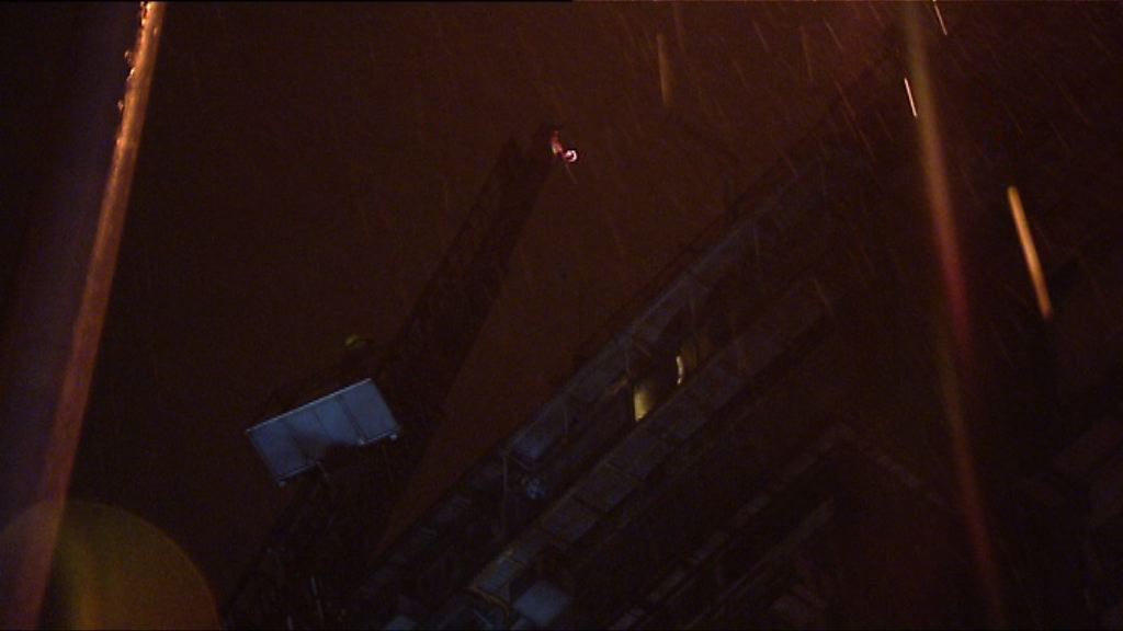 深水埗唐樓天台屋火警無人傷