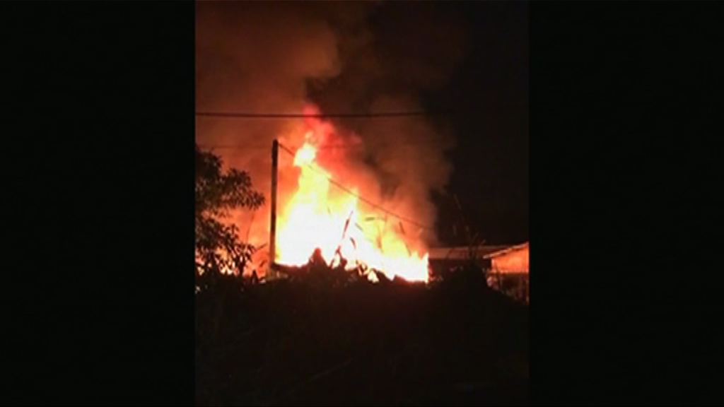 天水圍鐵皮屋火警一對男女死亡